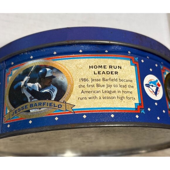 Great Moments In Blue Jays History Collectible Cookie Tin Featuring Dave Stieb - Picture 4 of 7
